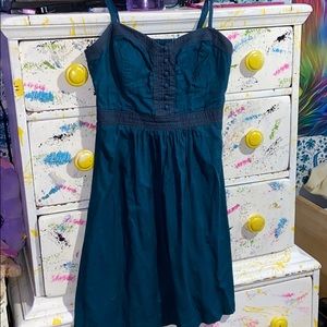 dark turquoise-ish dress